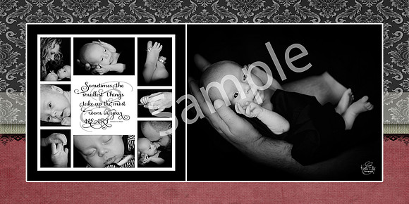 Back announcement front 4x8 sample