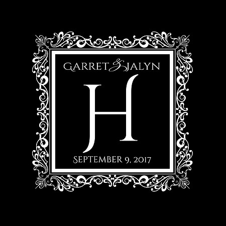 Jalyn & Garret Monogram 2 BOX black